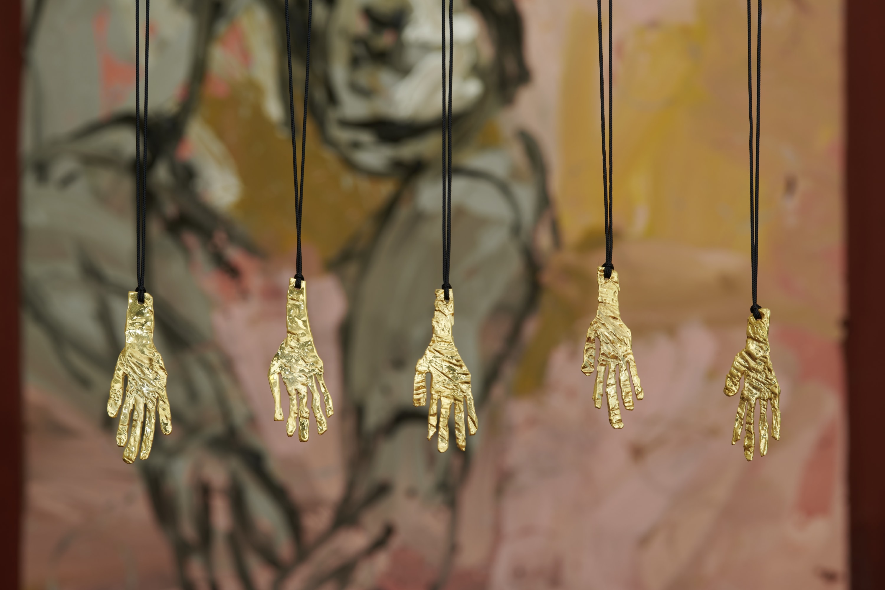 Georg Baselitz Goldhände I, II, III, IV and V