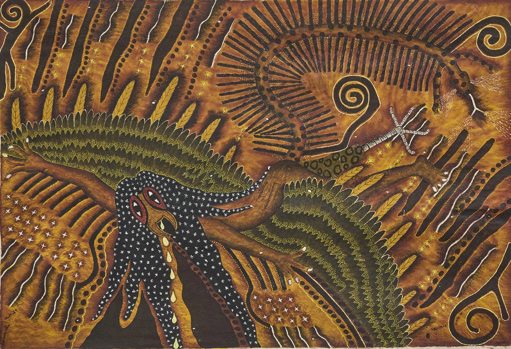 Santiago Yahuarcani: Flight of the White Heron Clan New York