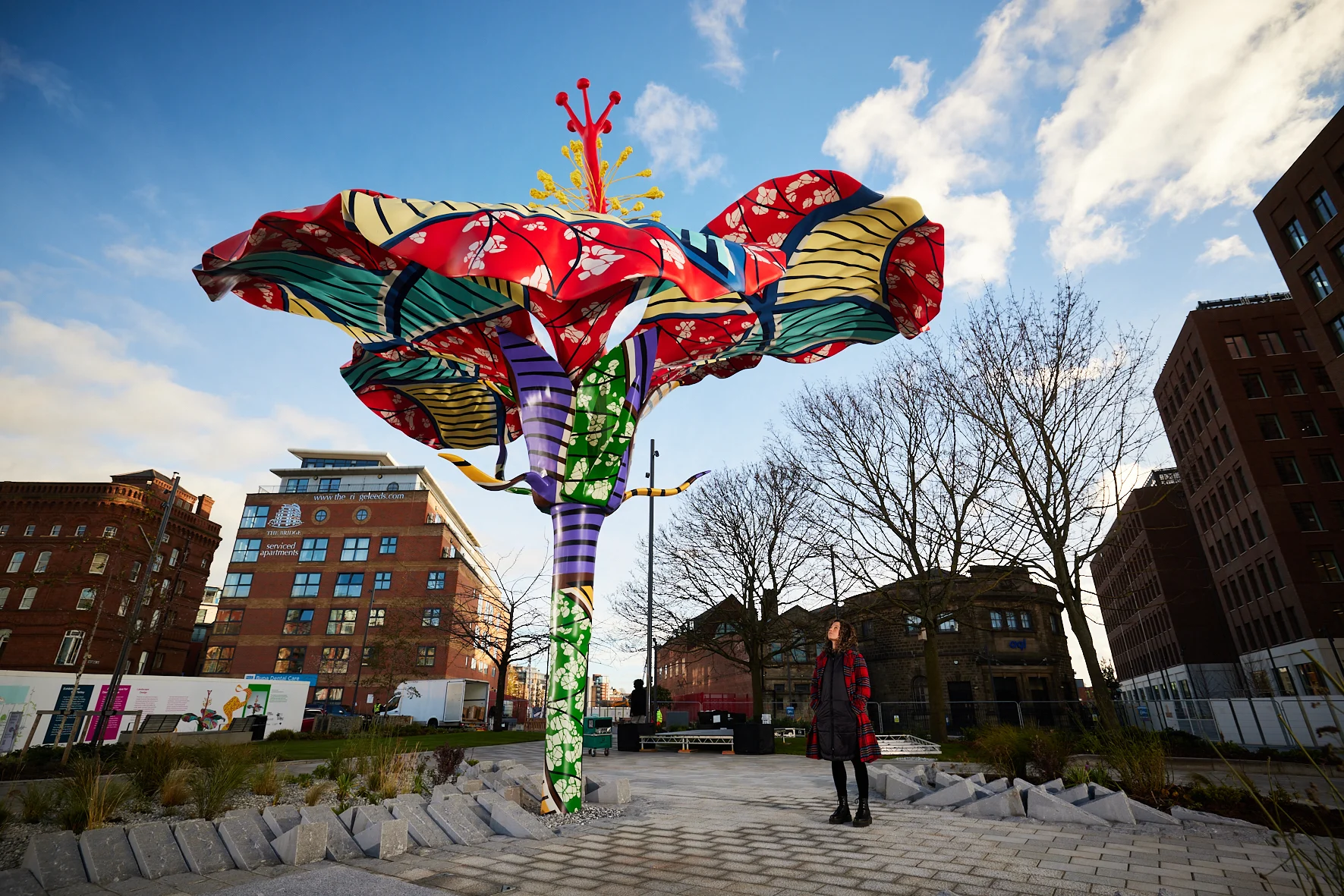 Yinka Shonibare CBE RA: Hibiscus Rising Commissioned by the David Oluwale Memorial Association