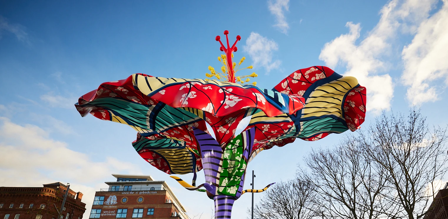 Yinka Shonibare CBE RA: Hibiscus Rising Commissioned by the David Oluwale Memorial Association