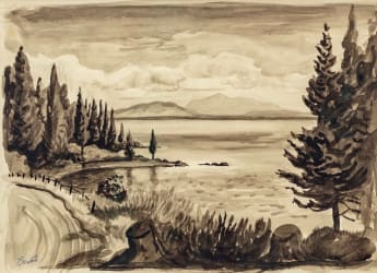 Thomas Hart Benton Lake (Yellowstone Park)