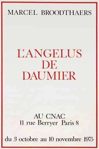 Marcel Broodthaers, L'angélus de Daumier, 1975 | Erna Hecey