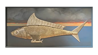 最も完璧な x 28.5 - FISH FLYING 42 Art Fine Kush - Kush Vladimir | INCHES 絵画