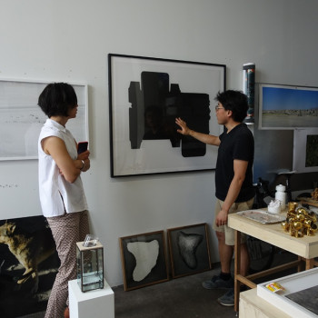 Artist studio visit