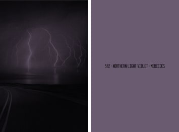 Mathieu Asselin, Undefined Landscape Jeep Grand Cherokee & 592 - Northern Lights Violet - Mercedes, 2023