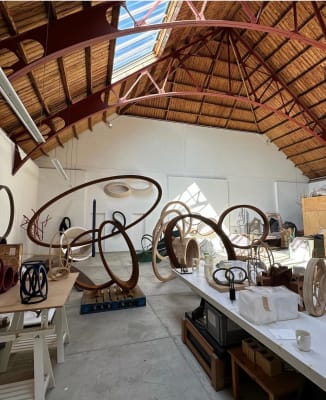 Nigel Hall's London studio