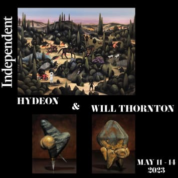Independent Art Fair, Hydeon and Will Thornton • In-person and Online