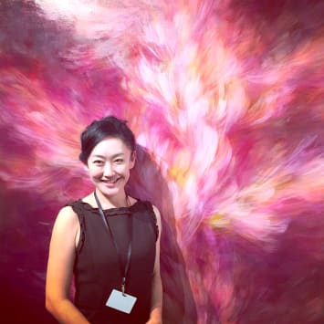 Noriko Kurafuji Japanese contemporary flower painter