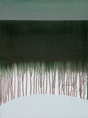 An oil on canvas painting by Sarah Hinckley titled: the end of the day (1), 24" high by 18" wide