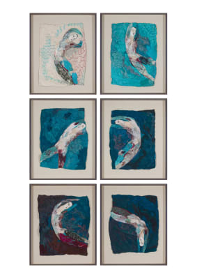 Alice Kettle, A Collection of Early Works, Pulchinella, 1988 and Six Nymphs, 1988