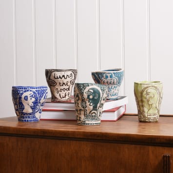 Marice Cumber: Disco Be Mine, A Collection of Ceramics with Paintings by Henrietta Dubrey