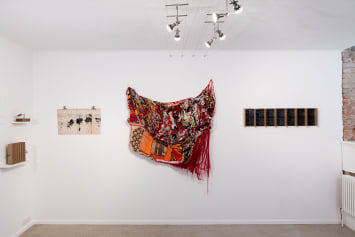Installation View, Hyacinthe Ouattara and Marinda Vandenheede, "Reclaimed", Berlin, 2023