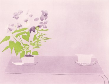 Patrick Procktor RA  Campanula, 1989  Aquatint  53 x 69 cm (image)  From the edition of 75 impressions  Signed and numbered