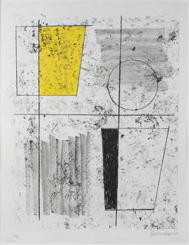 Barbara Hepworth DBE  Three Forms Assembling, 1968-69  Lithograph  58.5 x 46 cm  From the edition of 65 impressions  Signed and numbered