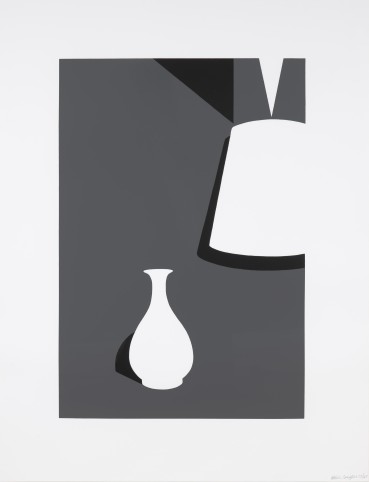 Patrick Caulfield CBE, RA  Lamp and Kuan Ware, 1990  Signed and numbered lower right  Screenprint  107 x 81 cm (sheet)  From the edition of 45 impressions