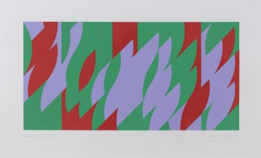 Bridget Riley CBE  About Lilac, 2007  Screenprint  49 x 80 cm (sheet)  From the edition of 75 impressions  Signed and dated lower right; titled and numbered lower left