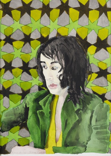 Patrick Procktor RA  Kama Dev (Ossie Clark), 1970  Watercolour on paper  35 x 25 cm  Signed, dated and titled lower left