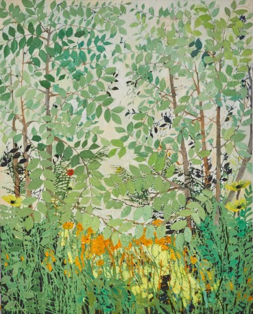 Ffiona Lewis  Maidens on Marigold, 2020  Oil on canvas  150 x 120 cm