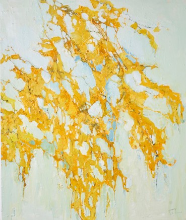 Ffiona Lewis  Garden, Cadmium Orange, 2020  Oil on canvas  120 x 100 cm