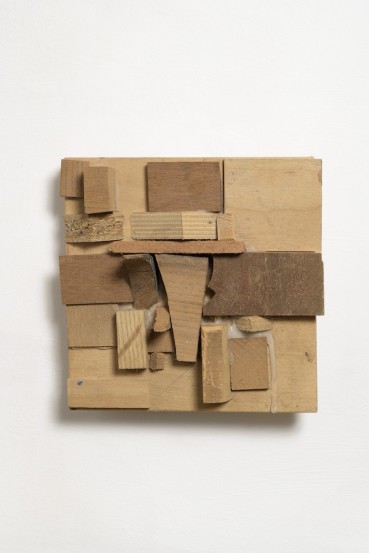 Margaret Mellis  Untitled, 1981-82  Driftwood construction  30 x 30cm