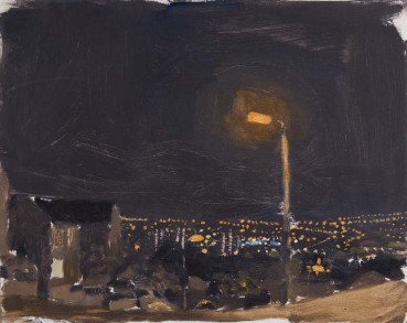 Danny Markey  City at Night, 1998  Oil on board  23.5 x 29.5 cm