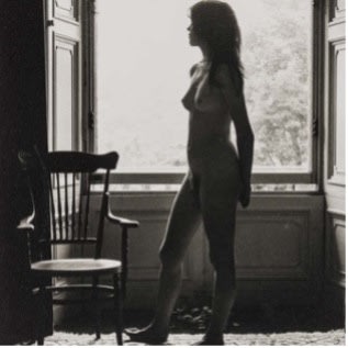 David Inshaw  Gillian at the Window, The Paragon, Bristol, 1970  Photograph  15.24 x 15.24 cm