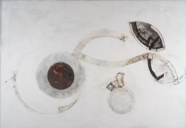 Paul Feiler  Revolving Forms, 1966  Oil on canvas  92 x 132 cm