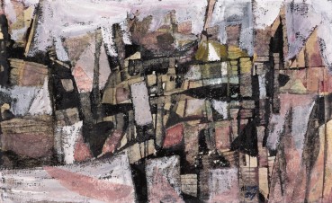 Roy Turner Durrant  Inscape, 1957  Mixed media on paper  12.5 x 20.2 cm