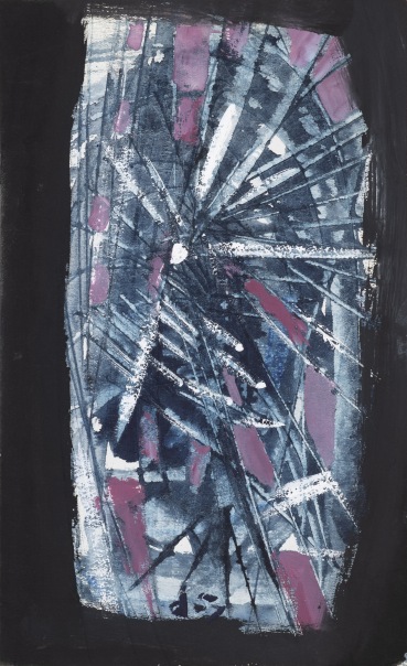 Roy Turner Durrant  Untitled, 1957  Gouache on paper  20.2 x 12.5 cm