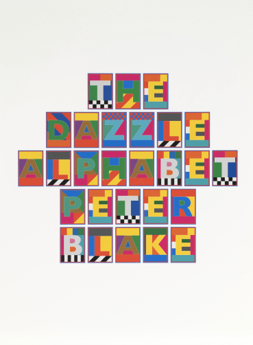 Sir Peter Blake RA  The Dazzle Alphabet, 2017  Set of silkscreen prints  27 x 36cm  £18,000 + ARR unframed