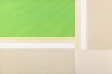 Mark Lancaster  Boondocks, 1965  Acrylic on canvas  121.9 x 182.9 cm