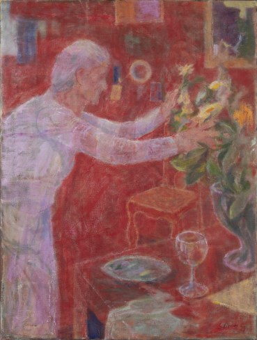 Susannah Fiennes  Red Room, 2023  Oil on canvas  81 x 61 cm