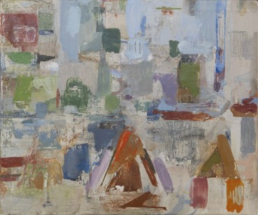 Sarah Armstrong-Jones  Studio Window 2023, 2023  Oil on canvas  25.5 x 30.5 cm