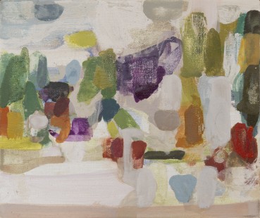 Sarah Armstrong-Jones  Early September Scotland 2023, 2023  Oil on canvas  20.5 x 25.5 cm
