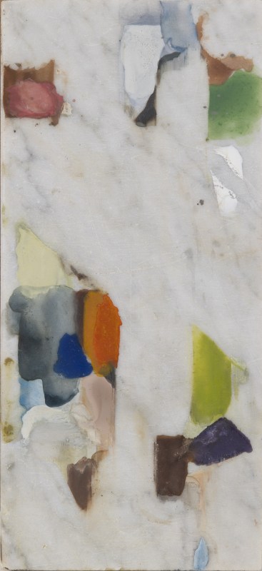 Sarah Armstrong-Jones  Interval 2023, 2023  Watercolour on marble  30 x 13.8 cm