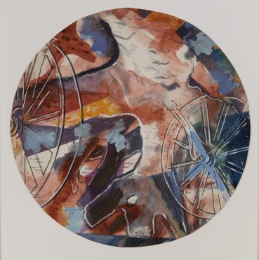 Eileen Agar RA  Untitled  Watercolour on paper  41 cm diameter