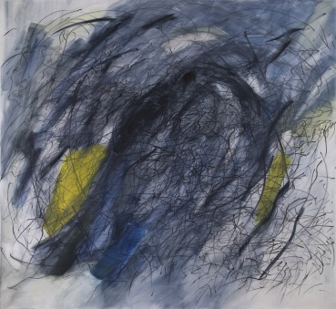 Eleanor Ekserdjian  Geghard, 2022  Oil and ink on canvas  195 x 214.5 cm