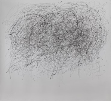 Eleanor Ekserdjian  Fear Eats the Soul, 2021  Ink on paper  160 x 180 cm