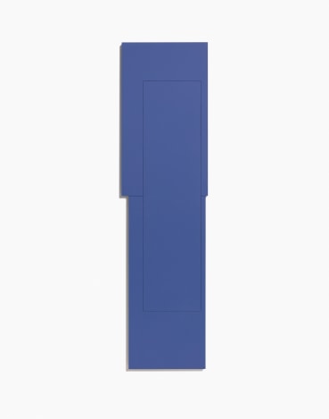 John Carter RA  Assembly of Rectangles II, 1981/2  Oil on plywood  170 x 45 cm