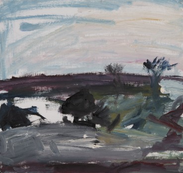 Christopher Stein  Dusk, 1988  Oil on board  42 x 44 cm