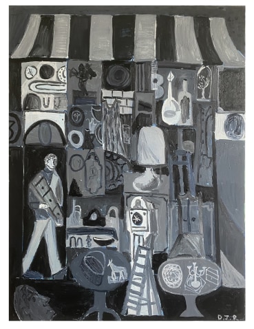 Danny Romeril  Antiques , 2024  Oil on canvas  160 x 120 cm