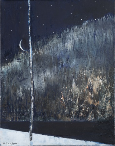 Keith Grant  At the Fjord's Edge , 2024  Oil on canvas  24 x 19 cm