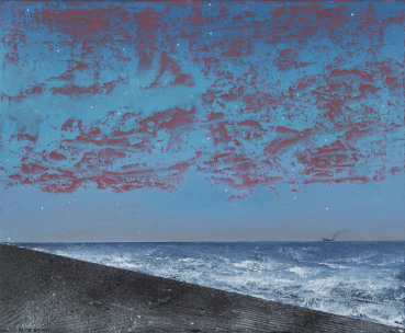 Keith Grant  Late Evening, Low Tide, 2024  Oil on canvas  50 x 61 cm