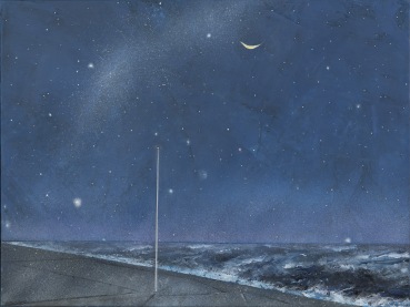 Keith Grant  The Dark Light of the Stars, 2024  Oil on canvas  60 x 80 cm