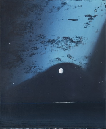 Keith Grant  The Stillness of the Arctic Night, 2024  Oil on canvas  61 x 50 cm