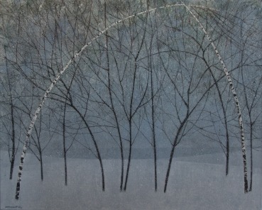 Keith Grant  Forest Proscenium (Forest Dance), 2020  Oil on linen  64.8 x 80.8 cm
