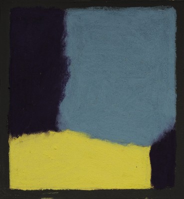 Pierre Skira  Série Baruch 384, 2015  Pastel on board  14.5 x 14 cm  Signed verso