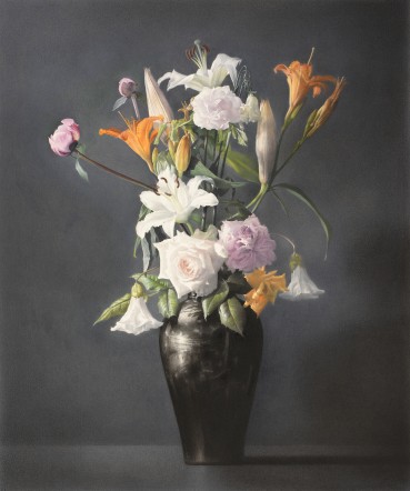 Paul Emsley  Reminiscence, 2015  Coloured chalk on paper  41 x 35 cm  Signed and dated verso