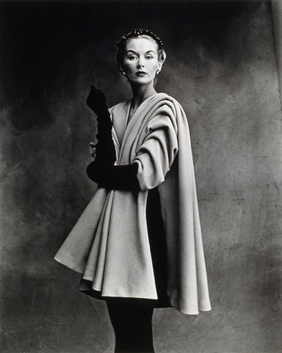 Balenciaga Mantle Coat (Lisa Fonssagrives-Penn), Paris, 1950 - Collection MEP, Paris © The Irving Penn Foundation