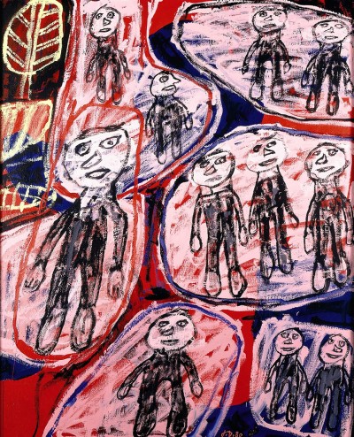 Jean Dubuffet, L'heure de pointe 8 décembre 1980, 1980
